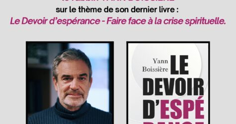 Conférence : Faire face à la crise spirituelle